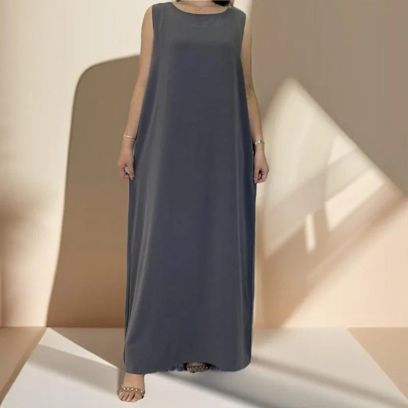 Sleeveless slip dress