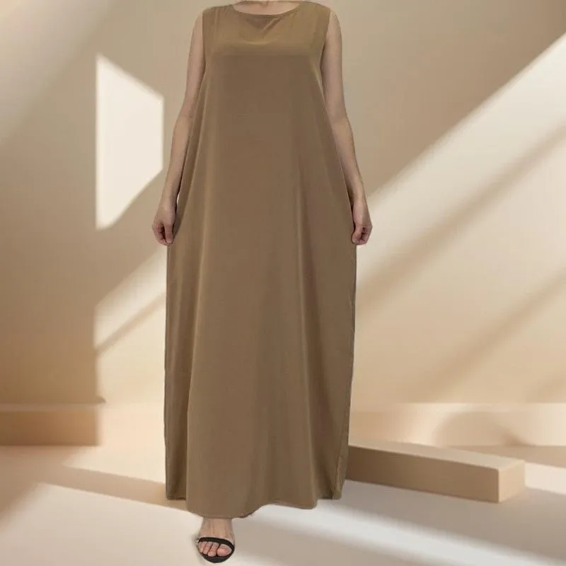 Sleeveless slip dress