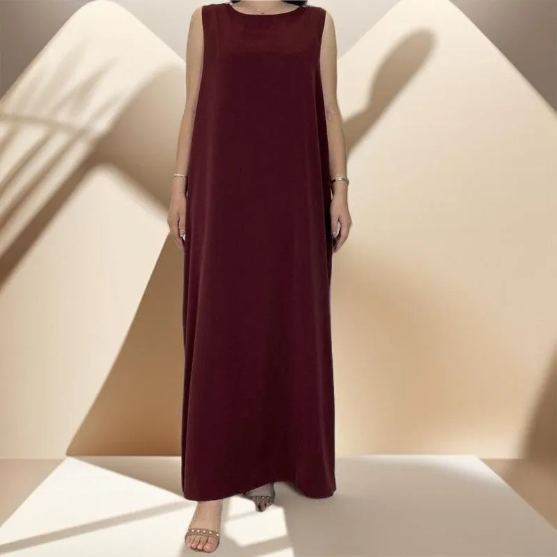 Sleeveless slip dress