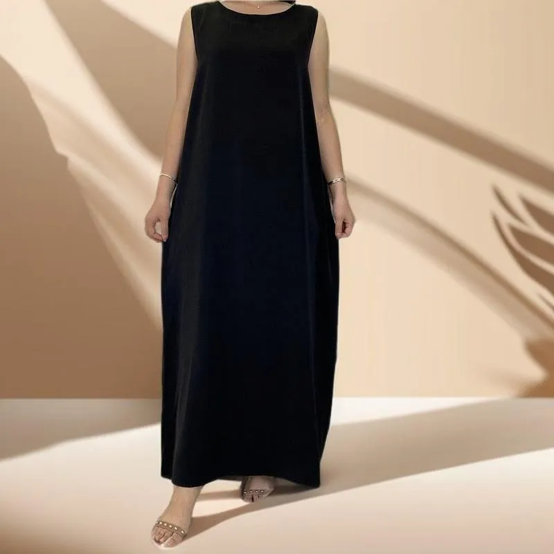 Sleeveless slip dress