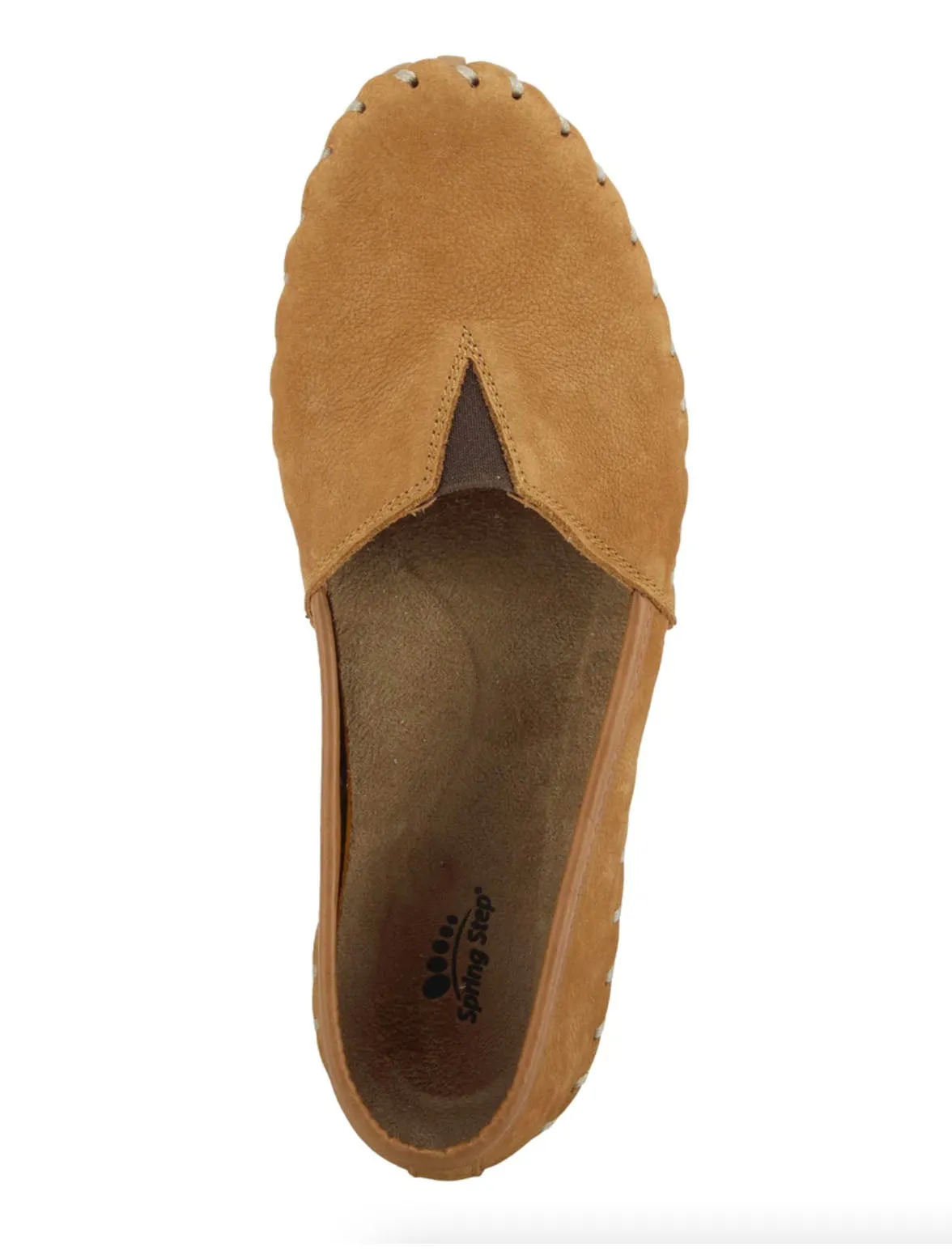 Spring Step Kathaleta Slip On in Camel Suede