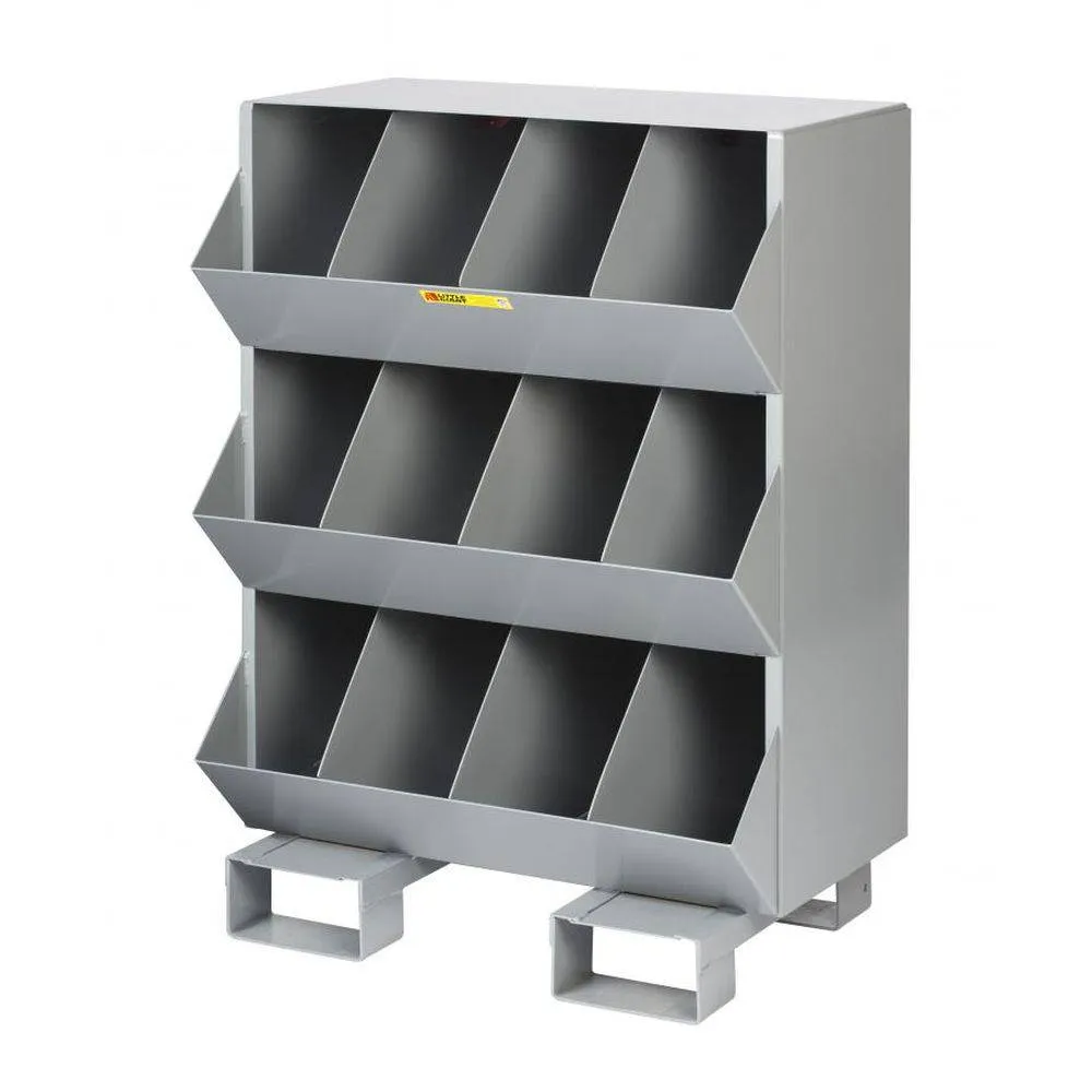 Stationary Storage Bins 12 Openings