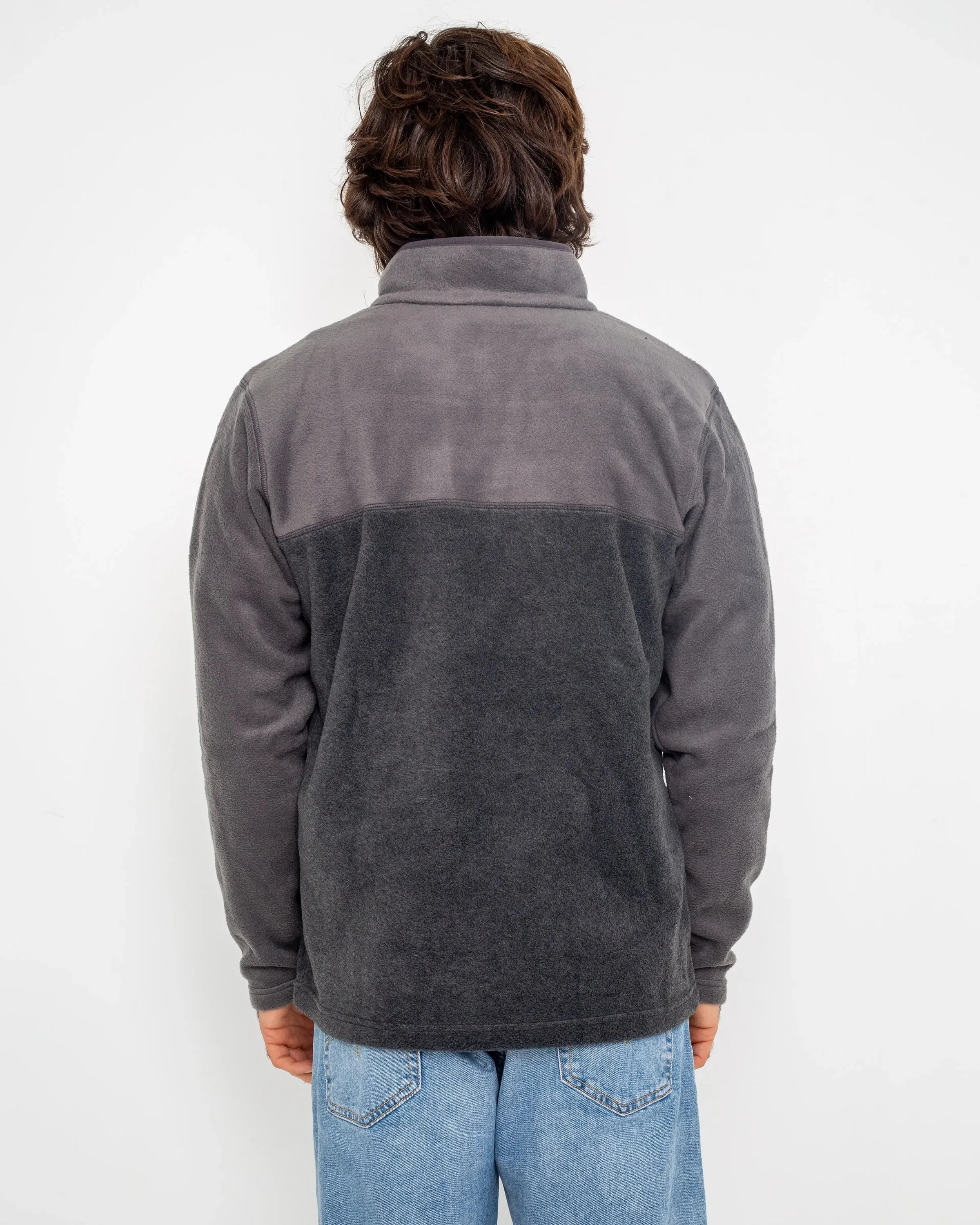 Steen Mountain Shirt Fleece Jacket in Charcoal Heather & Shark