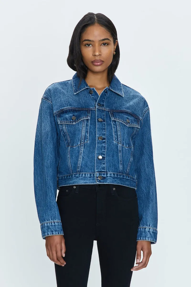 Tatum Cropped Trucker Occasion