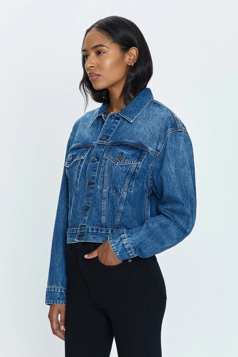 Tatum Cropped Trucker Occasion