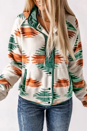 Teal Aztec Jacket