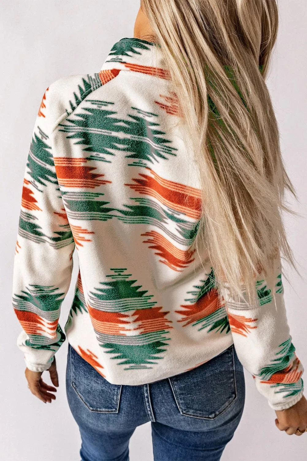 Teal Aztec Jacket