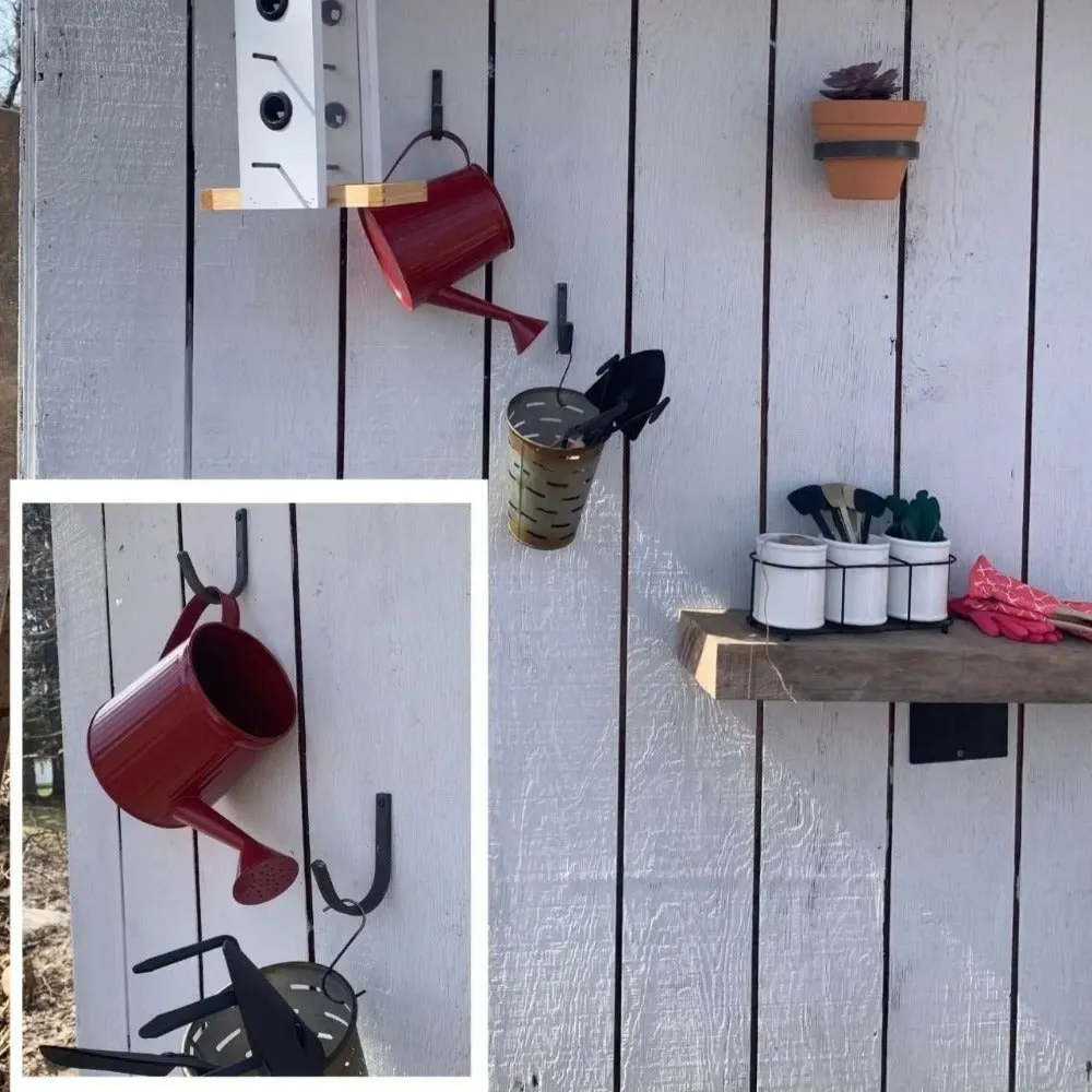 The Kenny 1/2" Wide Metal Wall Hooks