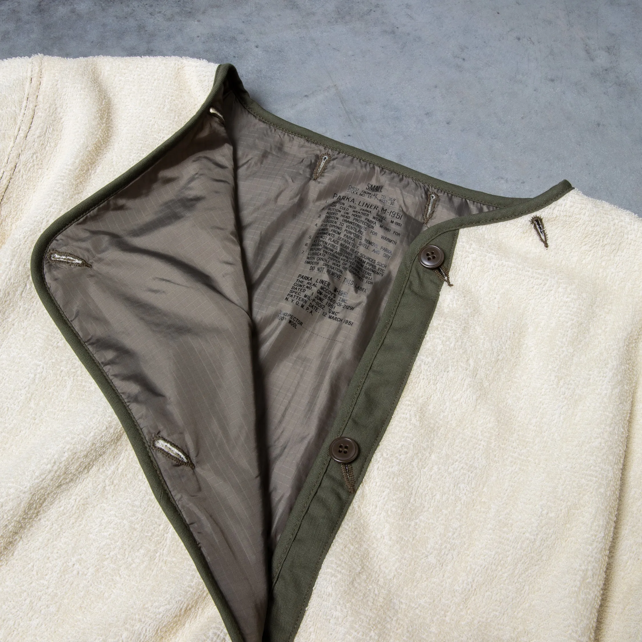 The Real McCoy's Parka, Liner M-1951