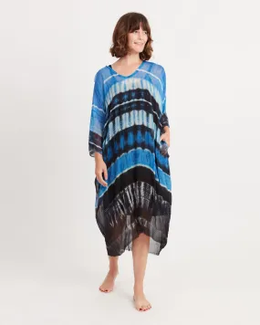 Tie-Dye Dress With Slip