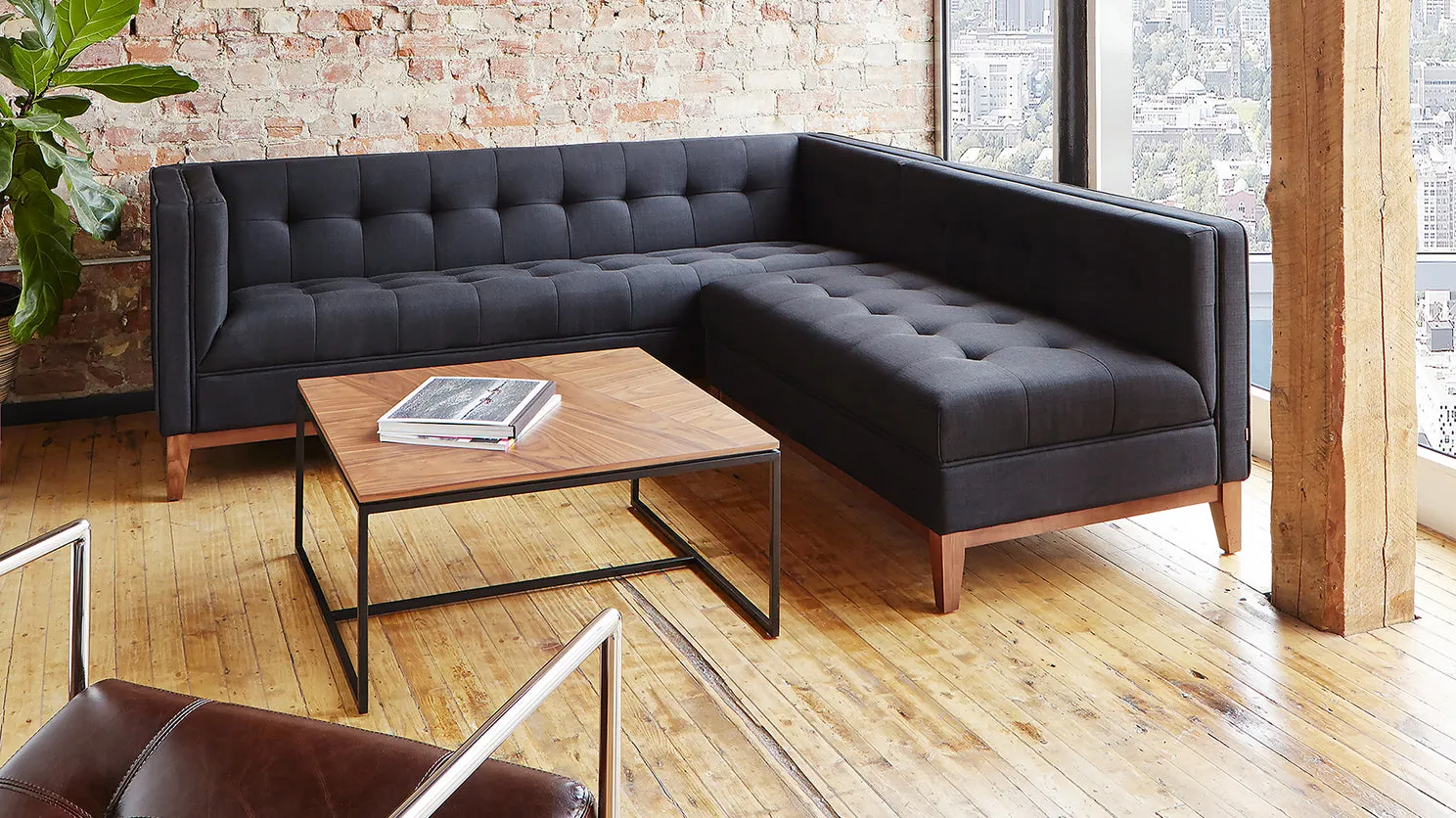 tobias square coffee table