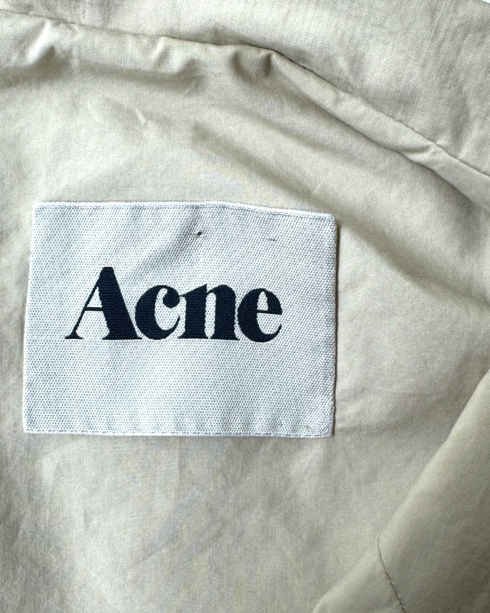 Trench-coat beige, Acne Studio, 36