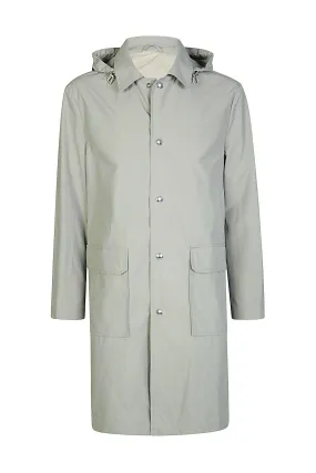 TRENCH COAT WITH DETACHABLE HOOD