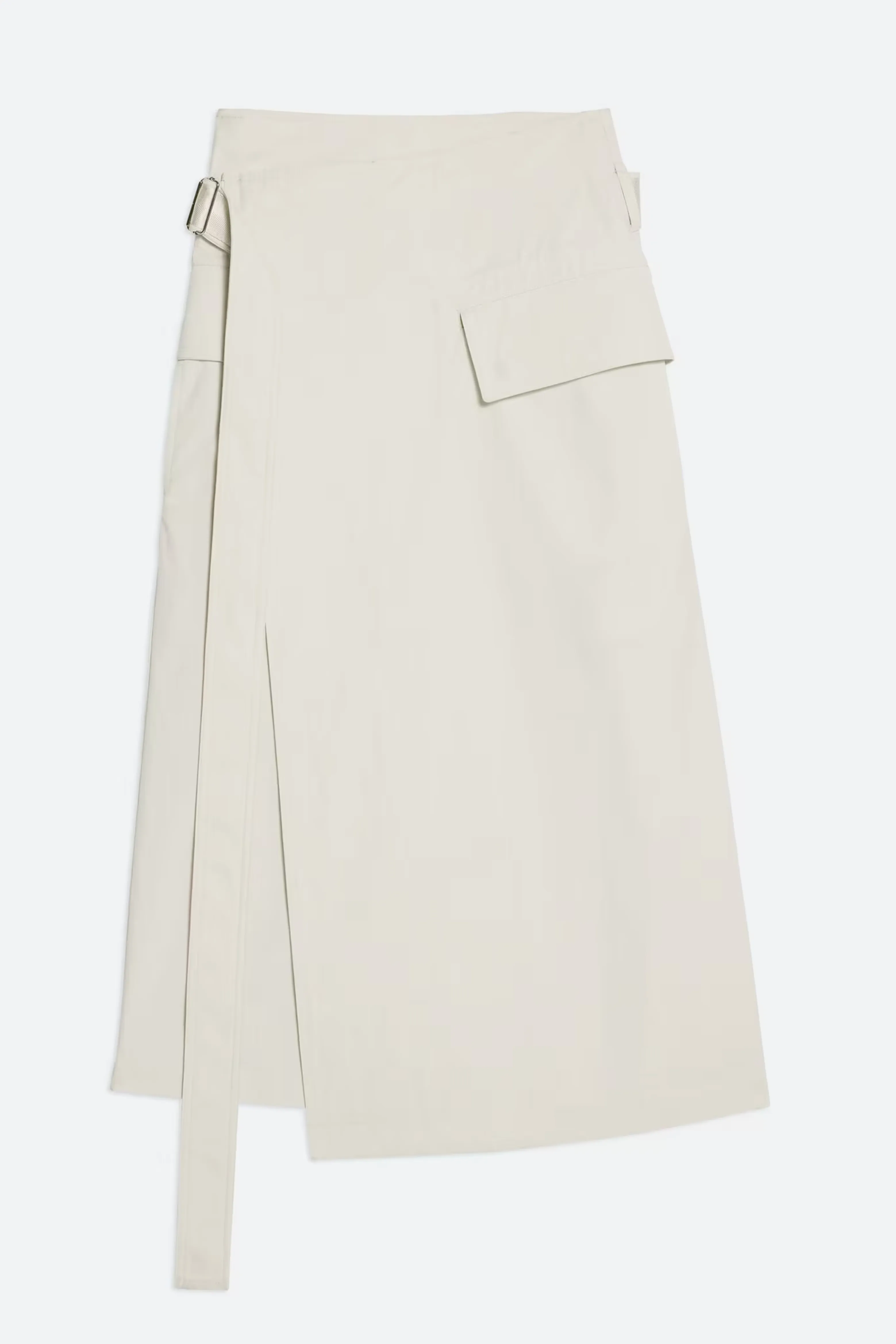 Trench Wrap Skirt