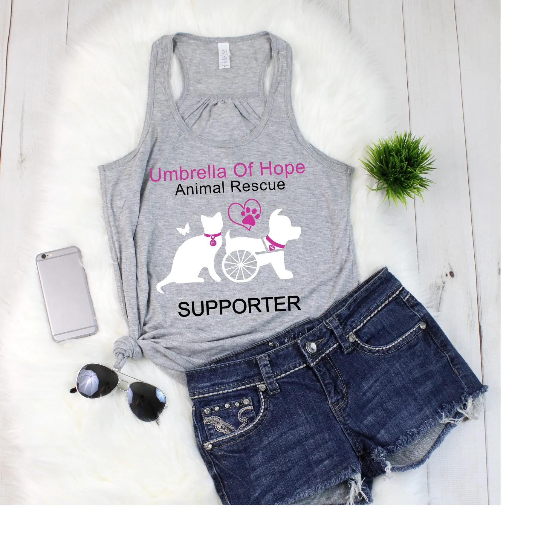 Umbrella of Hope Flowy Tank (Available in several colors)