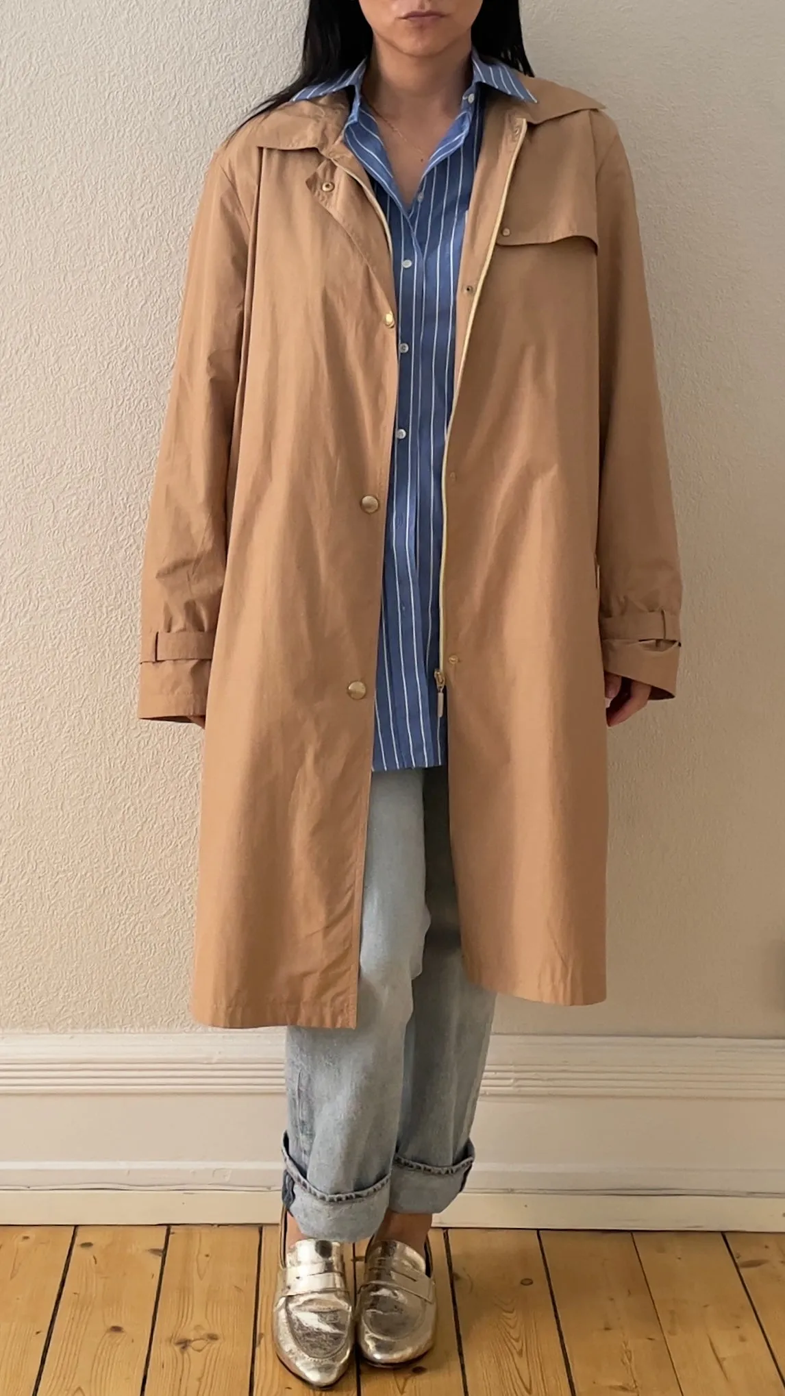 Vintage Beige Trenchcoat - DinoModa