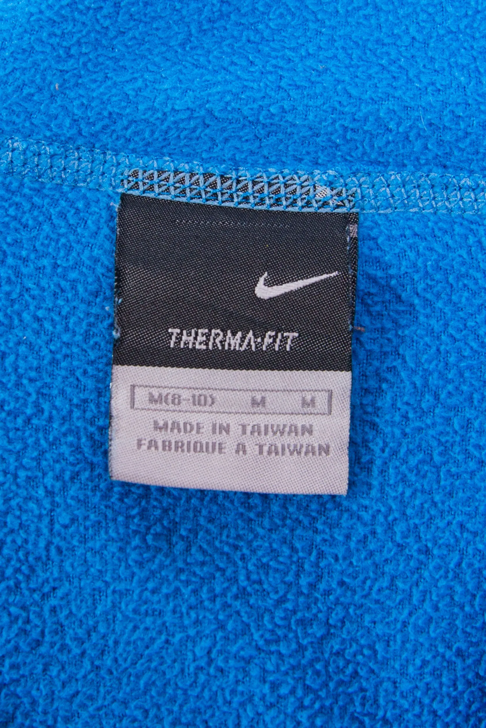 Vintage Nike Blue Cropped Fleece