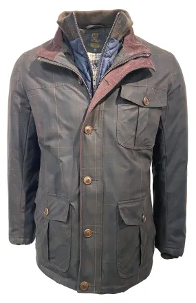 Viyella - British Millerain Car Coat - 6-Button/Zippered Closure - Modern Fit - 651922 - MADE IN CANADA