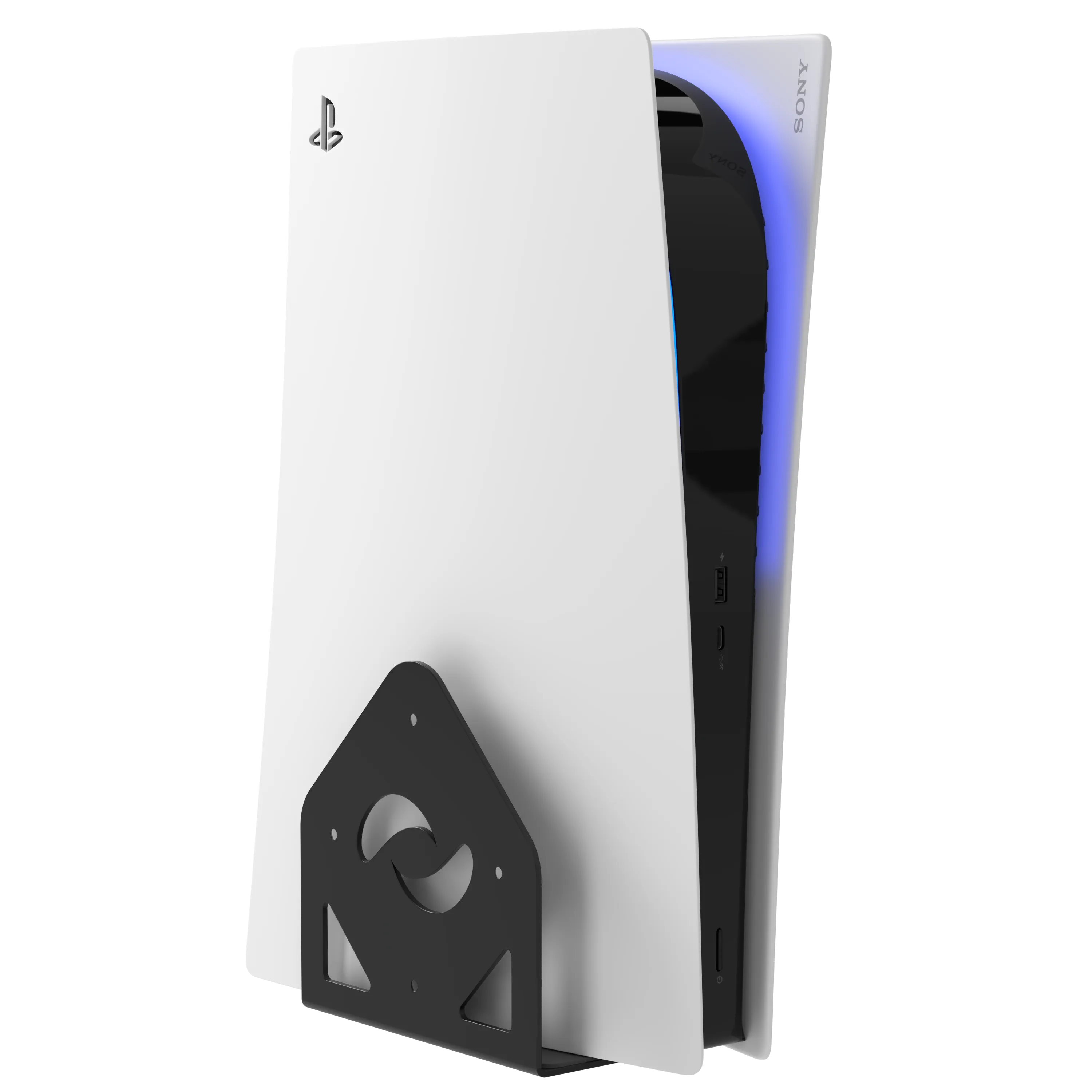 Wall Mount Compatible with PS5 Original and Slim Editions, Mounts Disc and Digital Versions