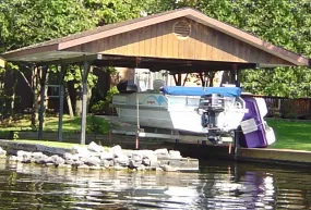 Wet Slip Boat Lifts AS2500