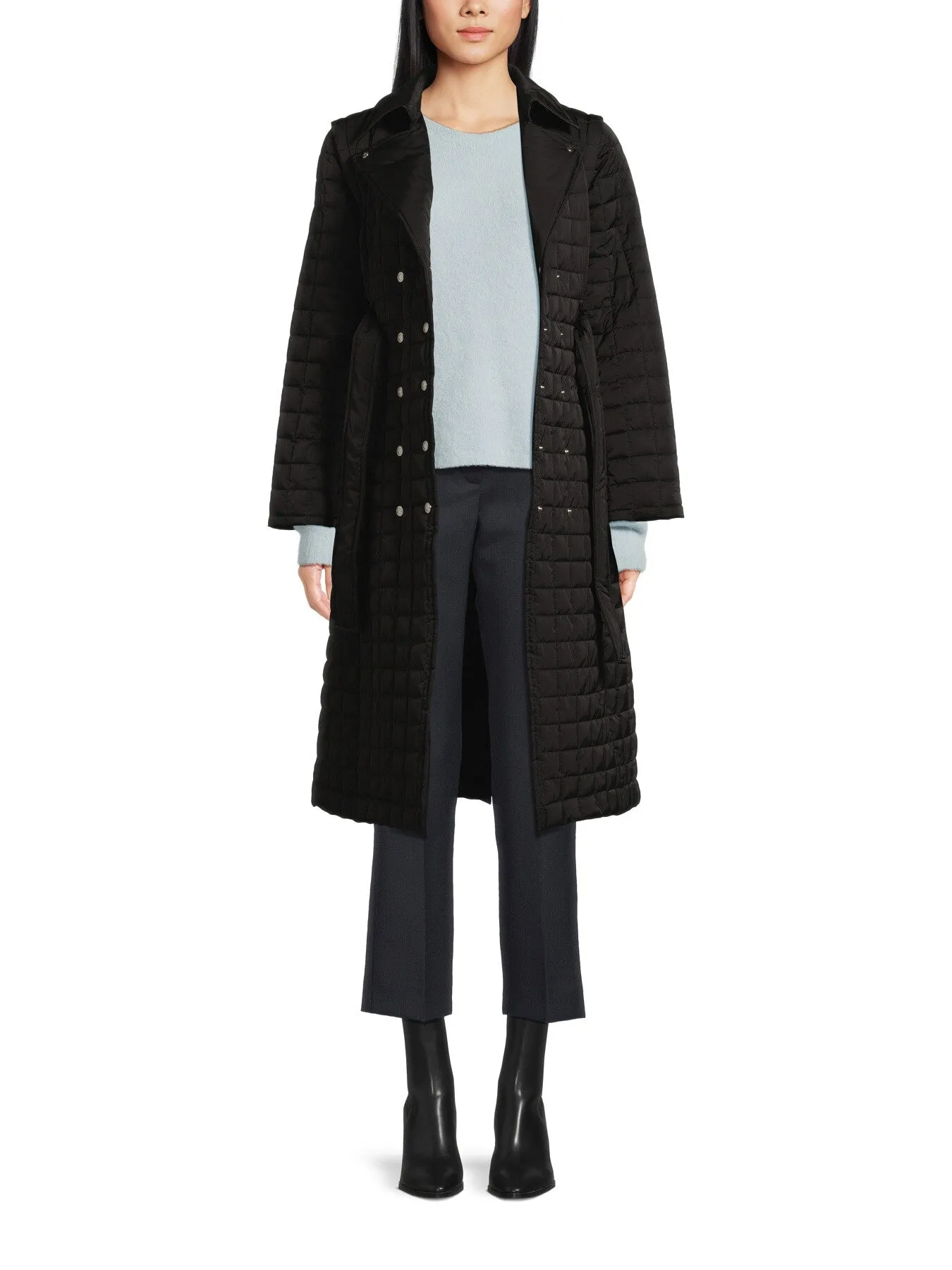 Zolla Quilted Belted Coat