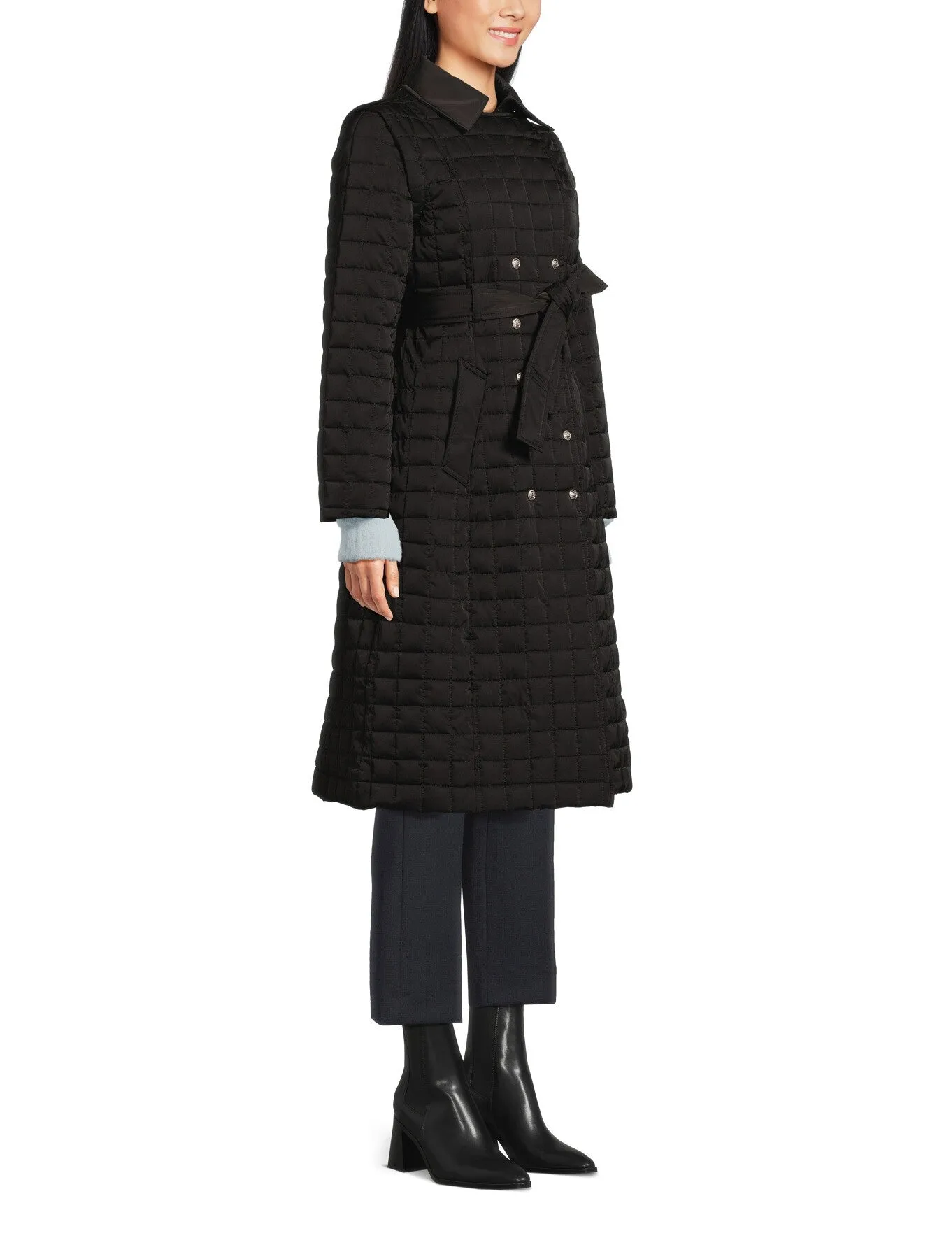 Zolla Quilted Belted Coat